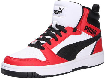 Puma Rebound V6 Mid Kids (393831) puma white/black/for all time red