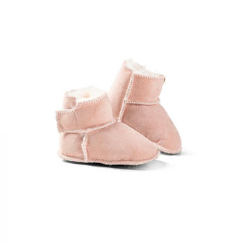 Fellhof Baby-Schuh Hausschuh Leder rosa Kuschl