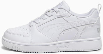 Puma Rebound V6 Lo Kids (393834-03) puma white/cool light gray