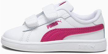 Puma Smash 3.0 Leather V Baby (392034-10) puma white/pinktastic