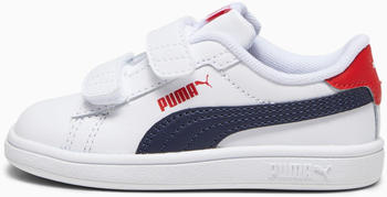Puma Smash 3.0 Leather V Baby (392034-11) puma white/puma navy/for all time red