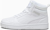 Puma 393831-0005, Puma Rebound V6 Mid Kinder - wei&szlig;
