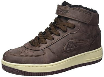 Kappa Bash Mid Fur Sneaker braun offwhite