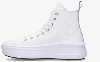 Converse Chuck Taylor All Star Move Platform Leather Kids white/white/white