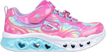 Skechers Flutter Heart Lights - Groovy Swirl Kids (303253_HPLV) hot light pink/violet