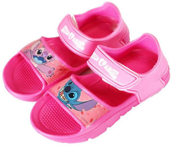 Disney Stitch Kinder Mädchen Sandalen Badeschuhe Klett rosa