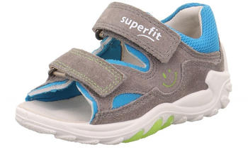 Superfit Sandale FLOW Jungen grau t&uuml;rkis