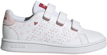Adidas Advantage Kids cloud white/clear pink/better scarlet (ID5295)