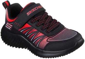 Skechers 403737l BKRD Sneaker schwarz rot silberfarben