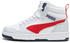Junior silver mist/club navy/for all time red