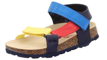 Superfit Kinder Sandale FUSSBETTPANTOFFEL Jungen blau mehrfarbig