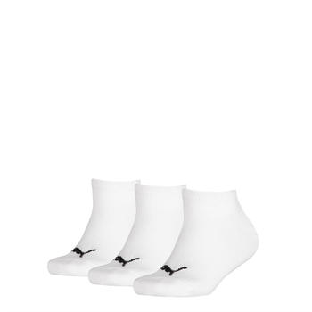 Puma 3er Pack Kinder Sneakersocken weiß 27-30