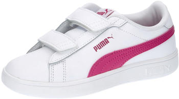 Puma Smash 3.0 Leather Kids (392033-10) puma white/pinktastic
