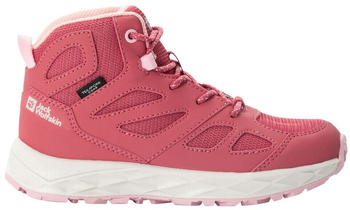 Jack Wolfskin Kid's Woodland 2 Texapore Mid Wanderschuhe rosa
