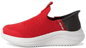 Skechers Boys Schl&uuml;pfen rot schwarz