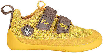 Affenzahn Knit Happy Tiger Jungen Klettschuh gelb