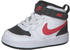 white/university red/black