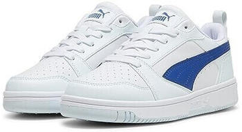 Puma Rebound V6 Lo Jr Sneaker weiß cobalt glaze dewdrop