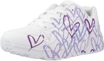 Skechers JGoldcrown: Uno Lite - Spread the Love (314064L) white/light violet