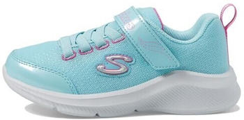 Skechers Girls Sneaker Aqua Sparkle Mesh Pink Trim