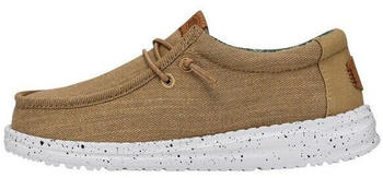 Dude Kid's Wally Washed Canvas Sneaker braun