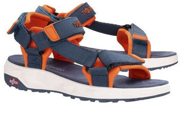 Trollkids Trekking-Sandalen Lysefjord mystic blue orange