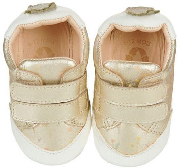 Easy Peasy Klett-Krabbelschuhe My Blumoo Herbier Gold