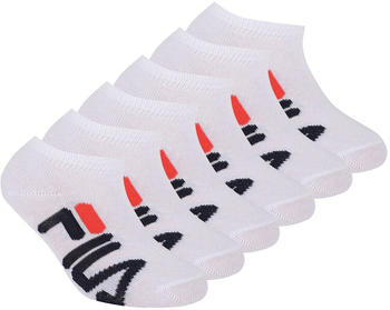 Fila Kinder Socken Multipack Invisible Sneakers Logo weiß 24er Pack 4x6P