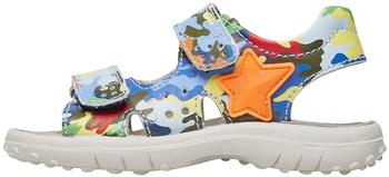 Naturino Dock Sandale azure multi orange fluo