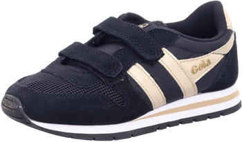Gola Daytona Mirror Velcro Sneaker schwarz gold