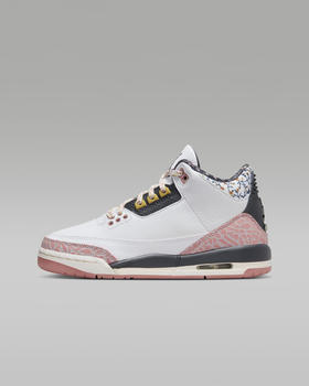 Nike Air Jordan 3 Retro Kids white/red stardust/sail/anthracite