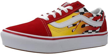 Vans Uy Comfycush Old Skool Flame Kids Multicolor