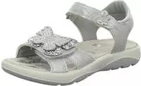 Lurchi 74L2003002-00017-32, Lurchi Schuhe - Farfalla Synthetik (Silber, Gr. 32)