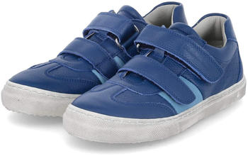 Däumling Kinder Low Sneaker BJARNE blau Glattleder