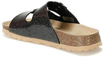 Superfit Jungen Fussbettpantoffel Pantoffeln schwarz 0100