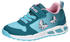 Lico Blinky Girl Sneaker petrol türkis rosa
