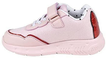 CERDÁ LIFE'S LITTLE MOMENTS Baskets Fille Minnie Mouse avec lumières fermeture scratch et embout renforcé pour faciliter l'indépendance et confort sneaker rose