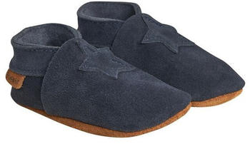 EN FANT Schuhe Leder-Krabbelschuhe STERN blau nacht