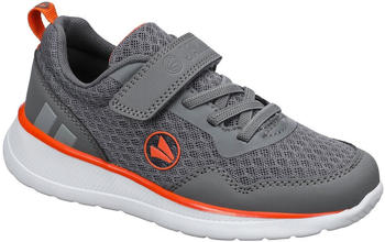 JAKO PERFORMANCE Jr Sneaker grau-orange Klett
