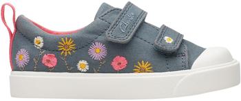 Clarks City Bright T Sneaker blau floral