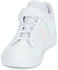 Adidas Grand Court 2.0 EL Kids ftwr white/crystal jade/clear pink
