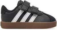 Sneaker ADIDAS SPORTSWEAR "VL COURT 3.0 KIDS", M&auml;dchen, Gr. 25, schwarz-wei&szlig;...