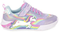 Skechers Sneaker "UNICORN CHASER" Blinkschuh mit Einhorn, Gr&ouml;&szlig;enschablone zum