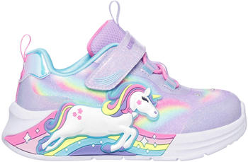 Skechers S-Lights: Unicorn Chaser (Very Young Children) lavanda/multi