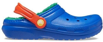 Crocs Classic Lined Clog Kids blue bolt/multi