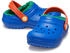 Crocs Classic Lined Clog Kids blue bolt/multi