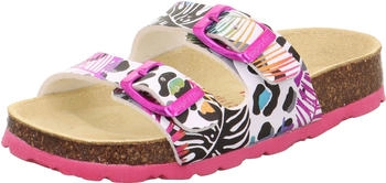 Superfit Fussbettpantoffel (1-800111) weiß/multi