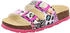 Superfit Fussbettpantoffel (1-800111) weiß/multi