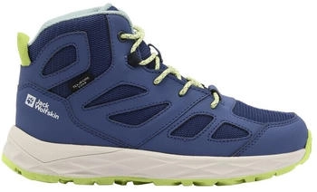 Jack Wolfskin Woodland 2 Texapore Mid Kinder Wanderschuhe blue evening sky