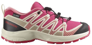 Salomon XA Pro V8 Waterproof Multisportschuhe rosa weiß pink